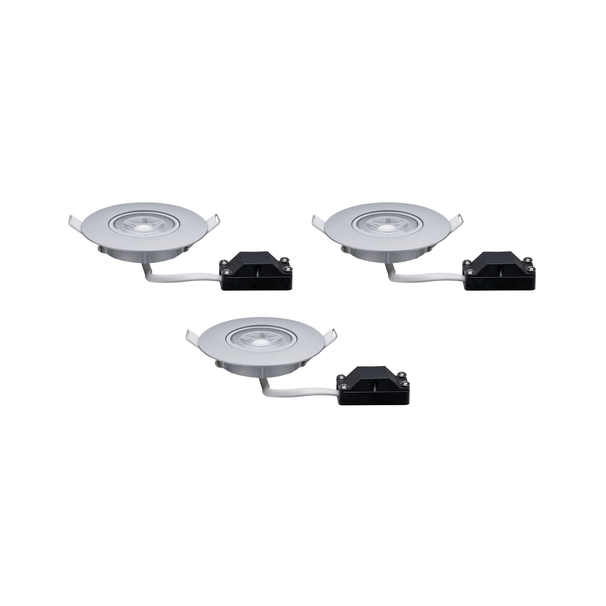LED-Einbauleuchte weiß 460 lm schwenkbar, 3er-Set + product picture
