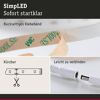 LED-Leuchtstreifenset 'SimpLED' 11 W 1550 lm tageslichtweiß 500 cm 2-teilig