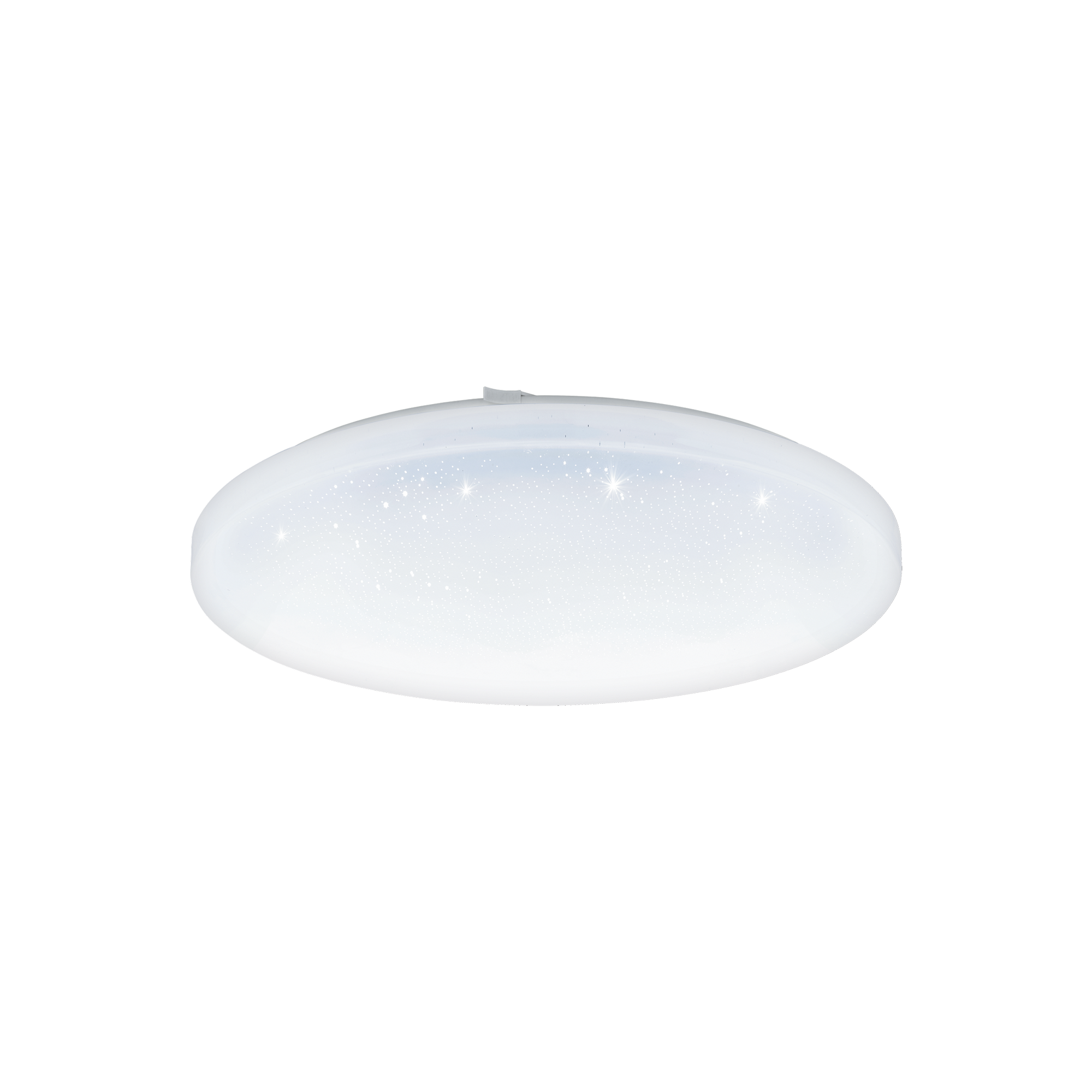 EGLO LED-Deckenleuchte ‚Frania-S‘ rund Kunststoff mit Kristalleffekt weiß