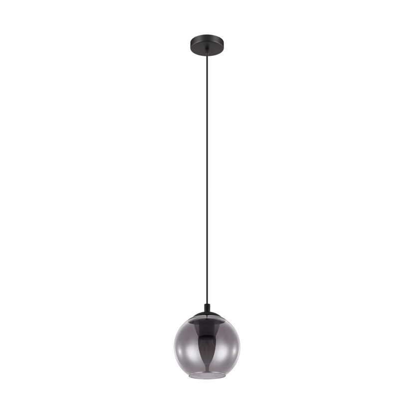 Pendelleuchte 'Ariscani' Stahl schwarz Ø 20 cm