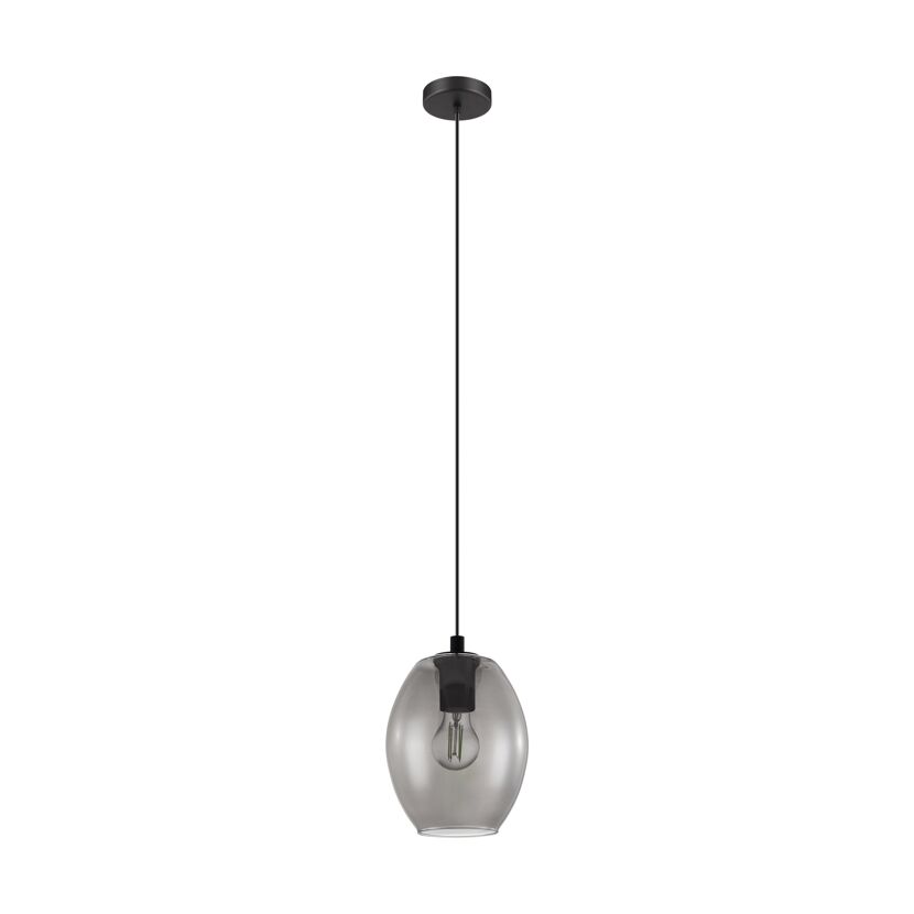 Pendelleuchte 'Cadaques' Stahl schwarz Ø 18 cm
