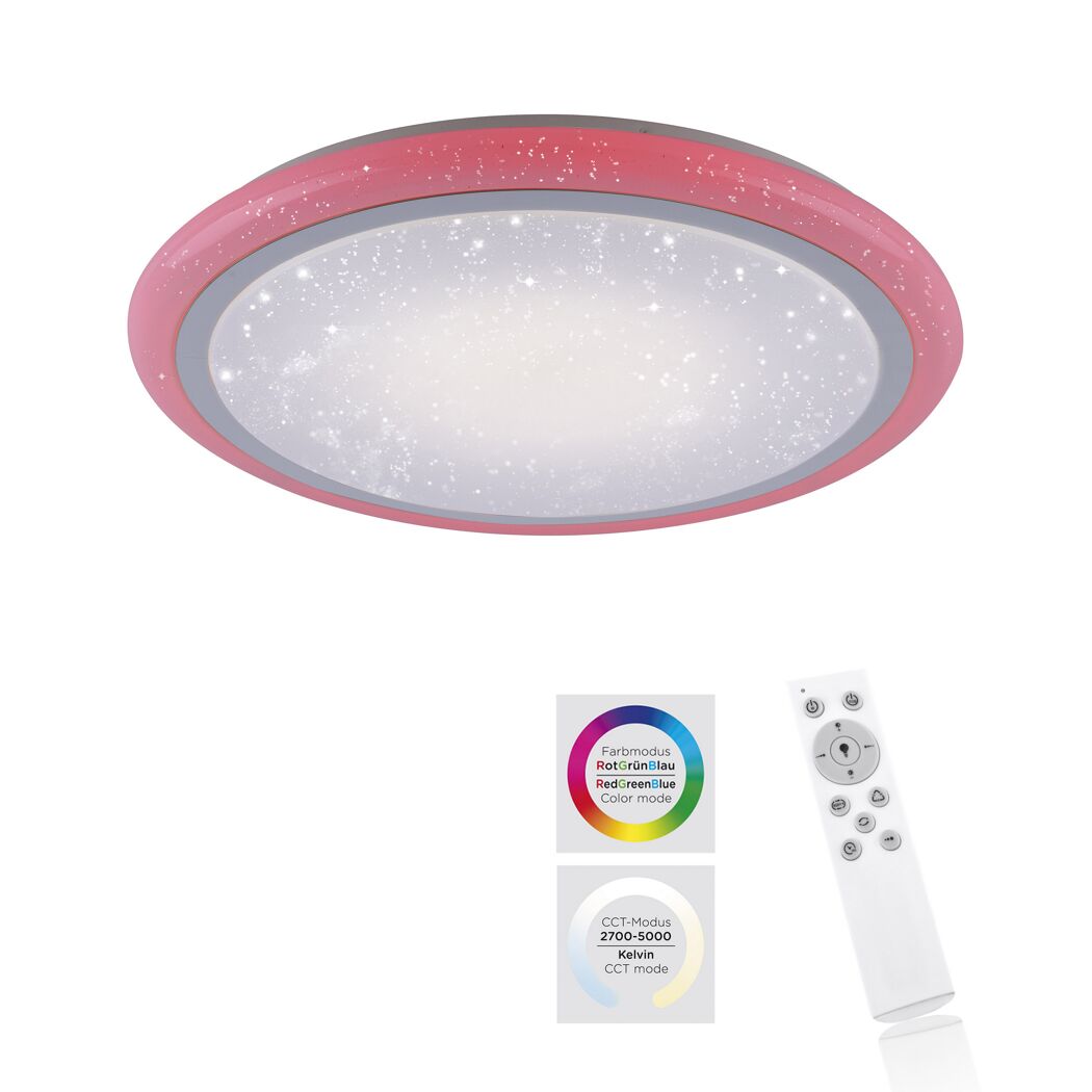 LED-Deckenleuchte 'Luisa' dimmbar 42 W 3170 lm warmweiß, neutralweiß, Farbwechsler Ø 60 x 8 cm