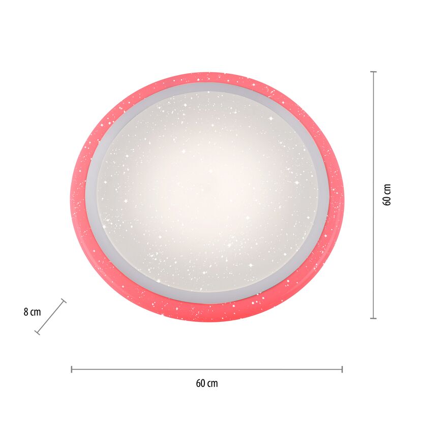 LED-Deckenleuchte 'Luisa' weiß Ø 60 cm