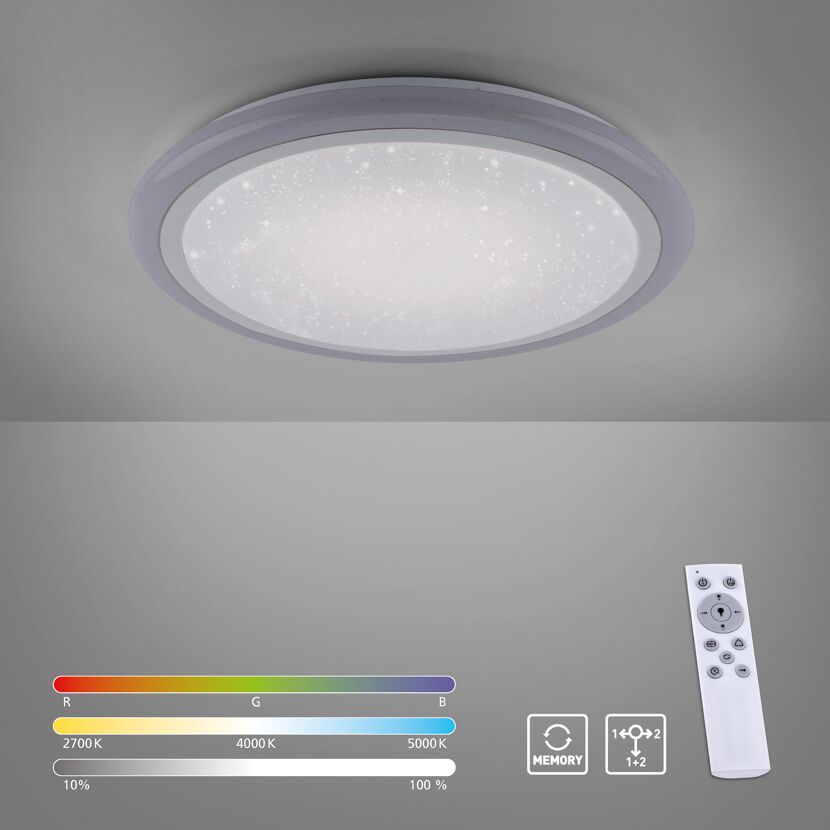 LED-Deckenleuchte 'Luisa' weiß Ø 60 cm