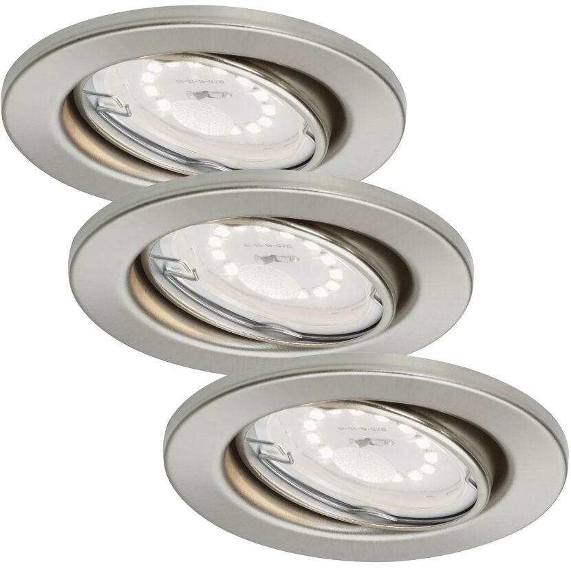 LED-Einbauleuchtenset 'Fit Dim' dimmbar 5 W 400 lm warmweiß Ø 8,6 cm 3 Stück