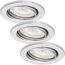 LED-Einbauleuchtenset 'Fit Dim' dimmbar 5 W 400 lm warmweiß Ø 8,6 cm 3 Stück
