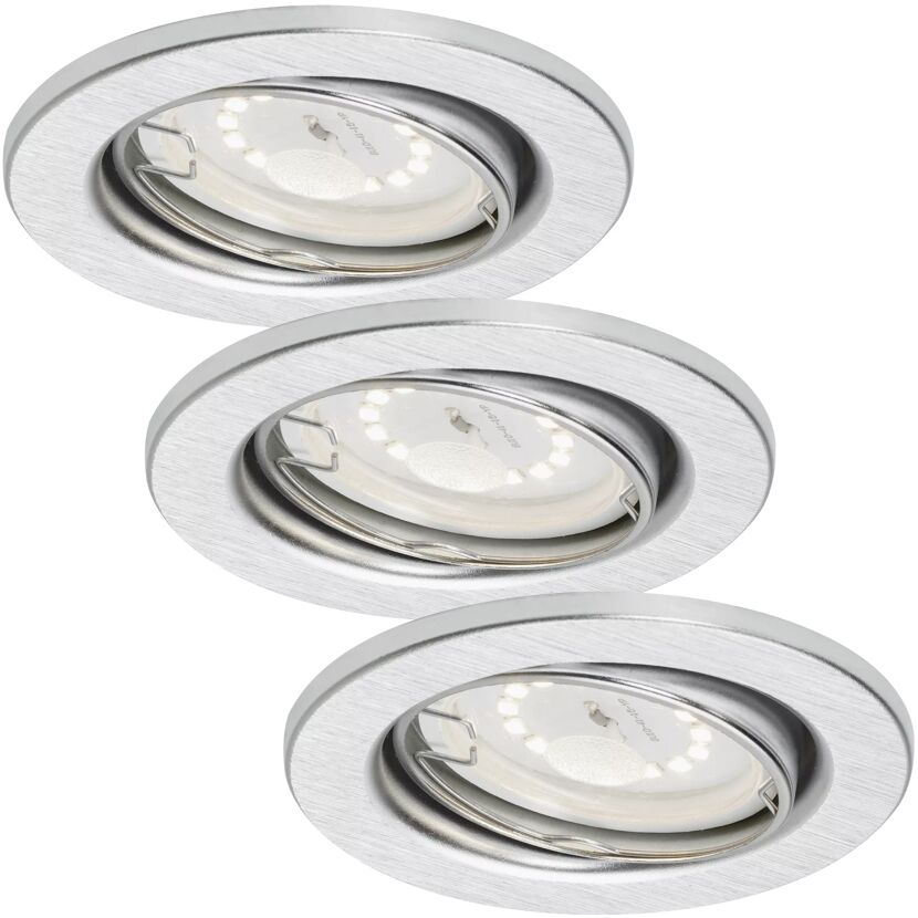 LED-Einbauleuchtenset 'Fit Dim' dimmbar 5 W 400 lm warmweiß Ø 8,6 cm 3 Stück
