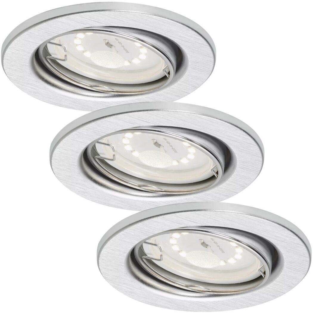 LED-Einbauleuchtenset 'Fit Dim' dimmbar 5 W 400 lm warmweiß Ø 8,6 cm 3 Stück