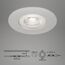 LED-Einbauleuchte 'Kulana' chrom-matt 460 lm, 3er-Set, IP 44