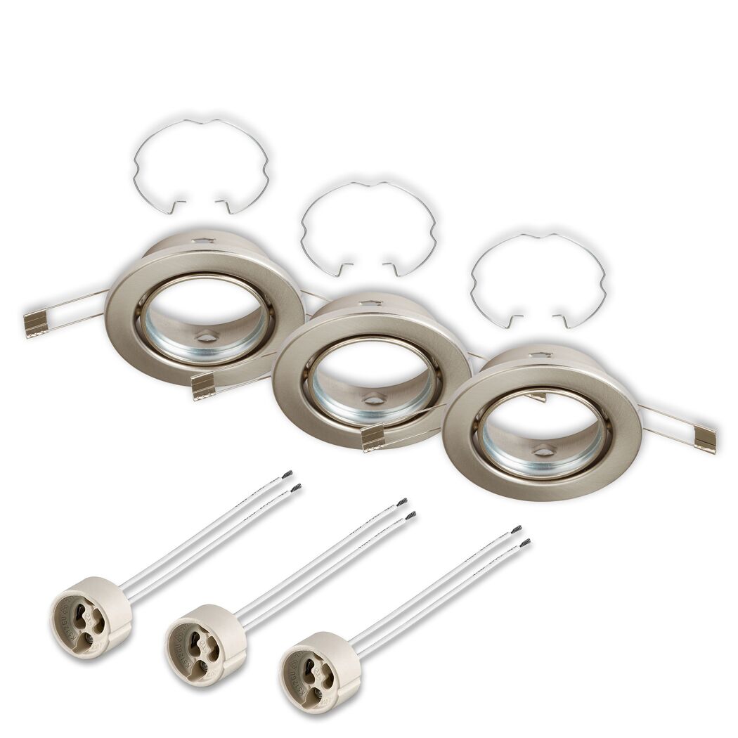Einbauleuchtenset 'Reng' Ø 8,6 cm 3 Stück