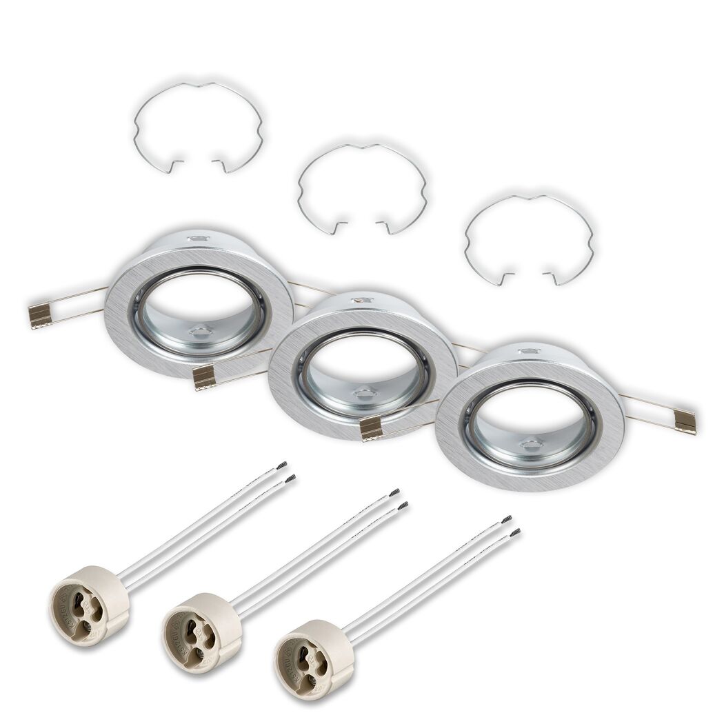 Einbauleuchtenset 'Reng' Ø 8,6 cm 3 Stück