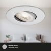 LED-Einbauleuchtenset 'Kulana' 14,7 W 1440 lm warmweiß Ø 9 cm 3 Stück