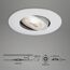 LED-Einbauleuchte 'Nava Move' chrom-matt 460 lm, 3er-Set