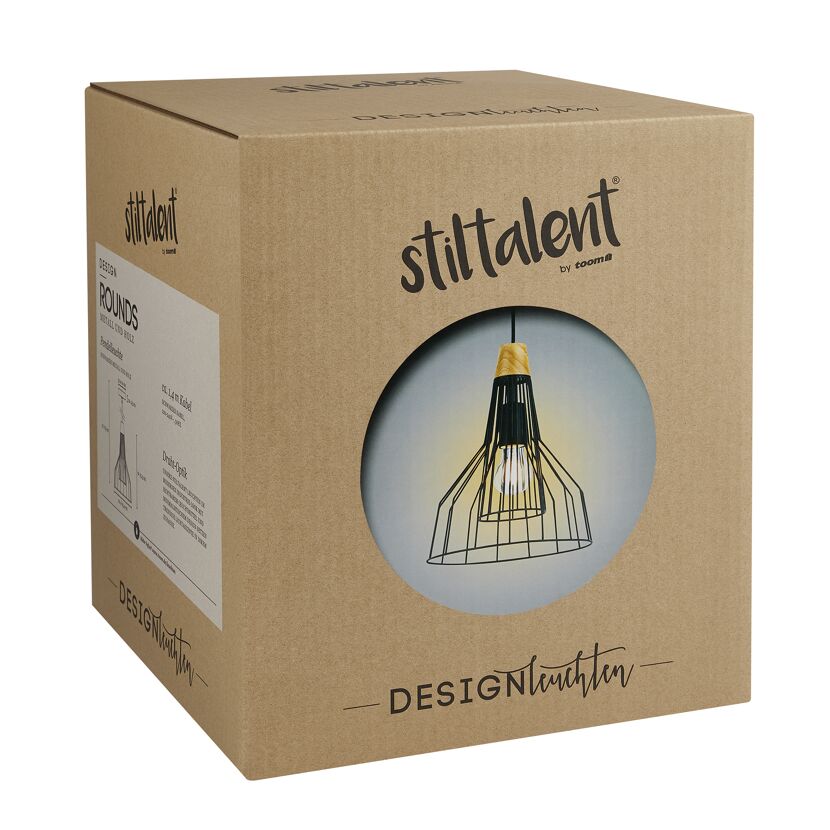 Verpackung der Stiltalent Pendelleuchte Rounds