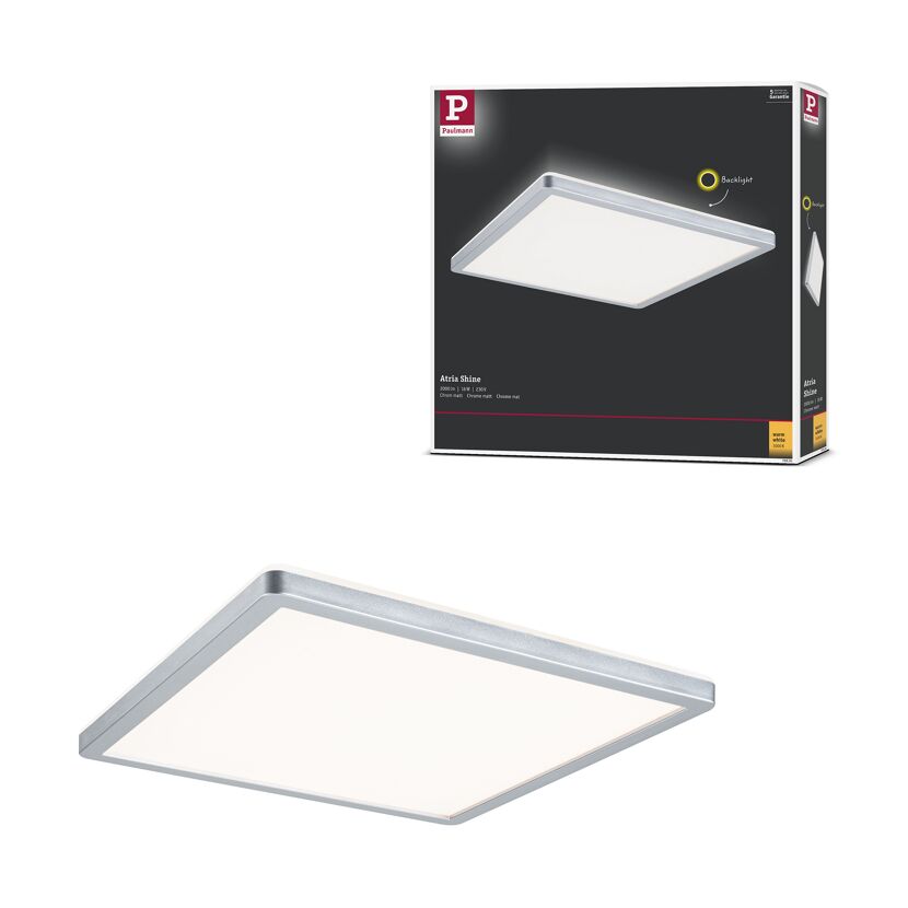 LED-Panel 'Atria' 16 W 2000 lm warmweiß 29,3 x 2,8 x 29,3 cm