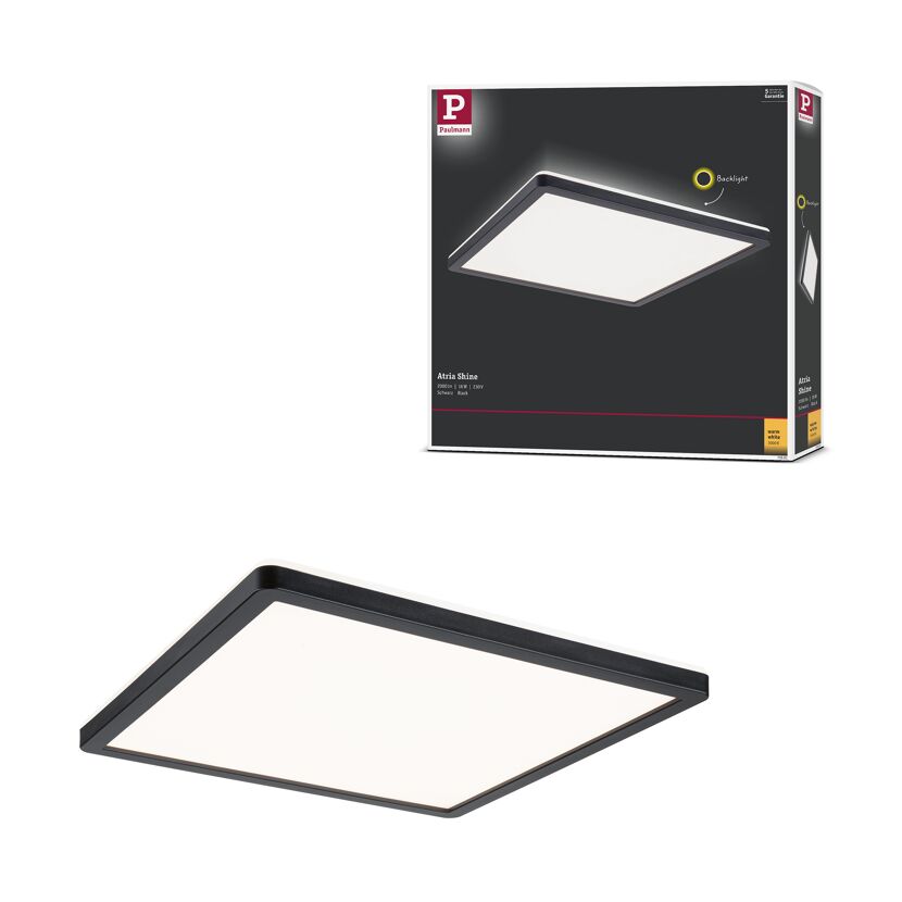 LED-Panel 'Atria' 16 W 2000 lm warmweiß 29,3 x 2,8 x 29,3 cm
