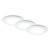 LED-Einbauleuchtenset 'Fungo' dimmbar 4,8 W 1350 lm tageslichtweiß Ø 9,2 cm 3 Stück