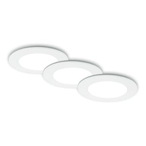 LED-Einbauleuchte 4,8 W Ø 9,2 cm 3 Stück weiß