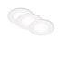 Verkleinertes Bild von LED-Einbauleuchte 3 W Ø 8,6 cm 3 Stück weiß