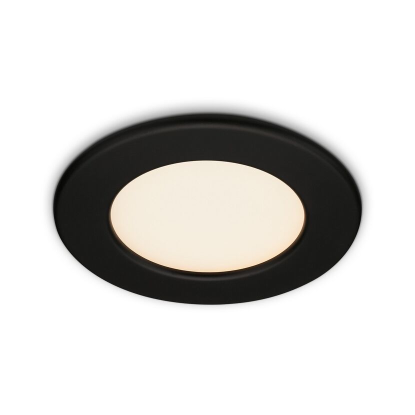 Schwarze LED Einbauleuchte