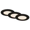 LED-Einbauleuchtenset 'Thin' 6 W 1950 lm warmweiß Ø 11,5 cm 3 Stück