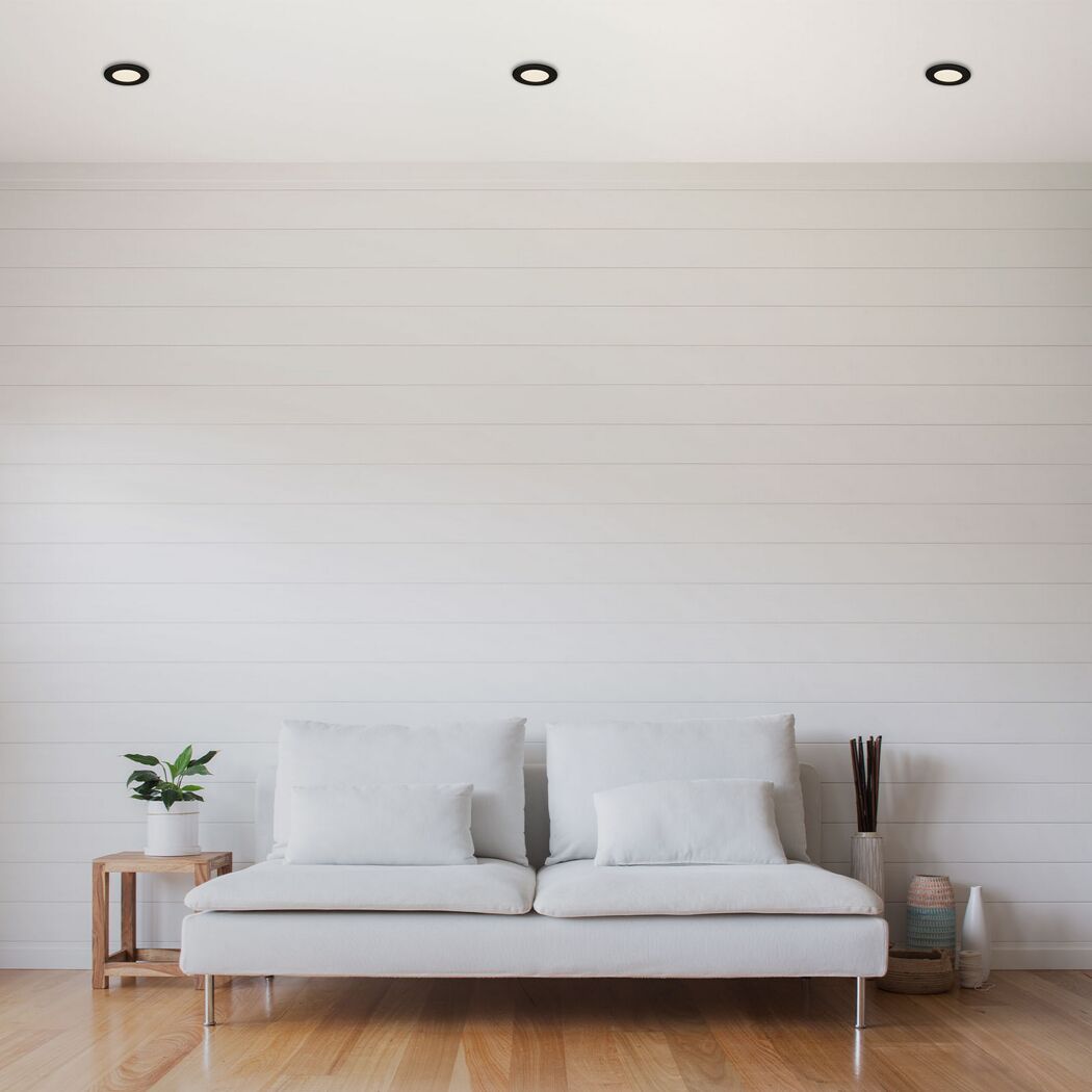 LED-Einbauleuchtenset 'Thin' 6 W 1950 lm warmweiß Ø 11,5 cm 3 Stück
