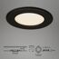 LED-Einbauleuchte 6 W Ø 11,5 cm 3 Stück mattschwarz