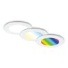 LED-Einbauleuchtenset 'Fungo Color' dimmbar 4,8 W 1350 lm tageslichtweiß Ø 9,2 cm 3 Stück