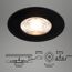 LED-Einbauleuchte 3,6 W Ø 6,5 cm 3 Stück schwarz