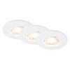 LED-Einbauleuchtenset 'Kulana Mini' 3,6 W 340 lm warmweiß Ø 6,5 cm 3 Stück