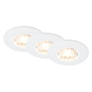 LED-Einbauleuchten-Set 'Kulana Mini' weiß Ø 6,5 cm 3,6W 350 lm 3 Stück