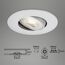 LED-Einbauleuchte 4,9 W Ø 9 cm 3 Stück chromfarben