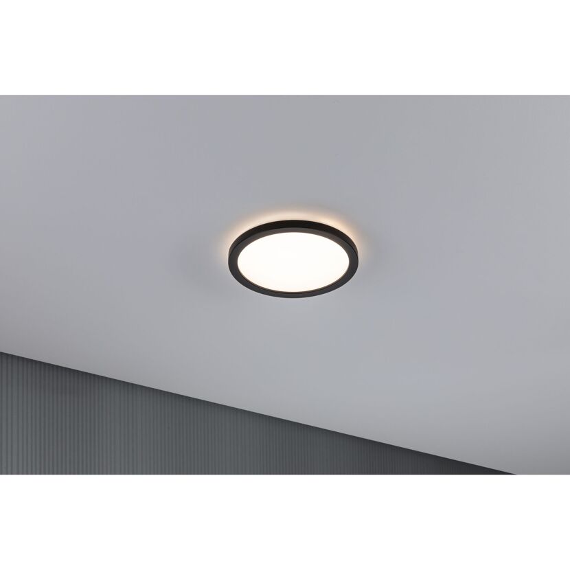 LED-Deckenleuchte 'Atria Shine' schwarz 11,2 W Ø 19 cm