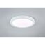 Rundes LED-Panel 'Abia' leuchtet neutralweiß an Decke.