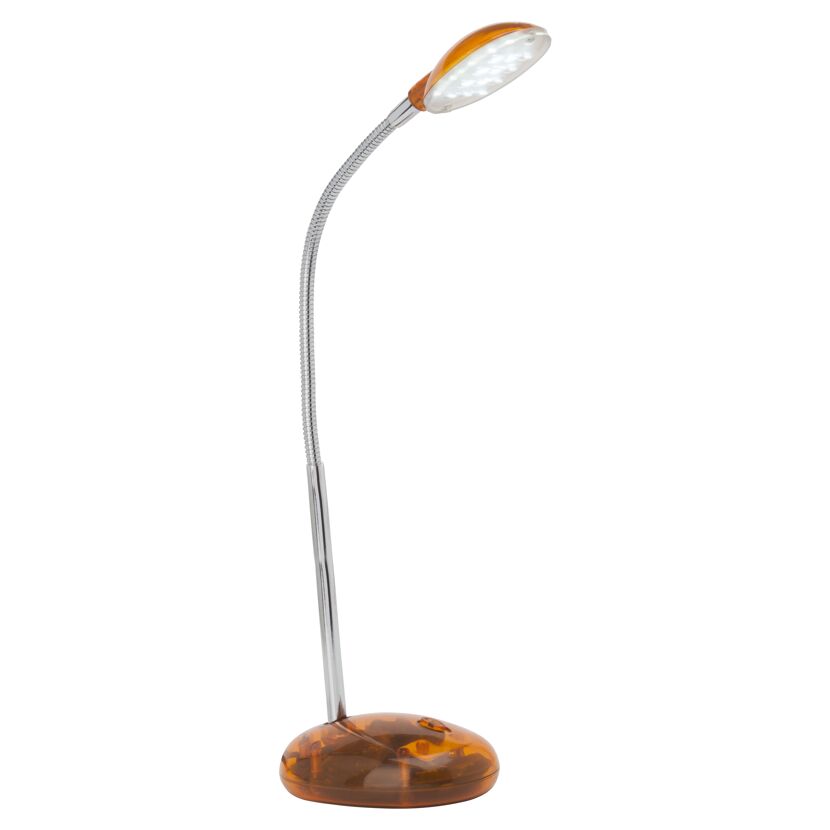 Orangefarbene LED-Tischleuchte Timmi