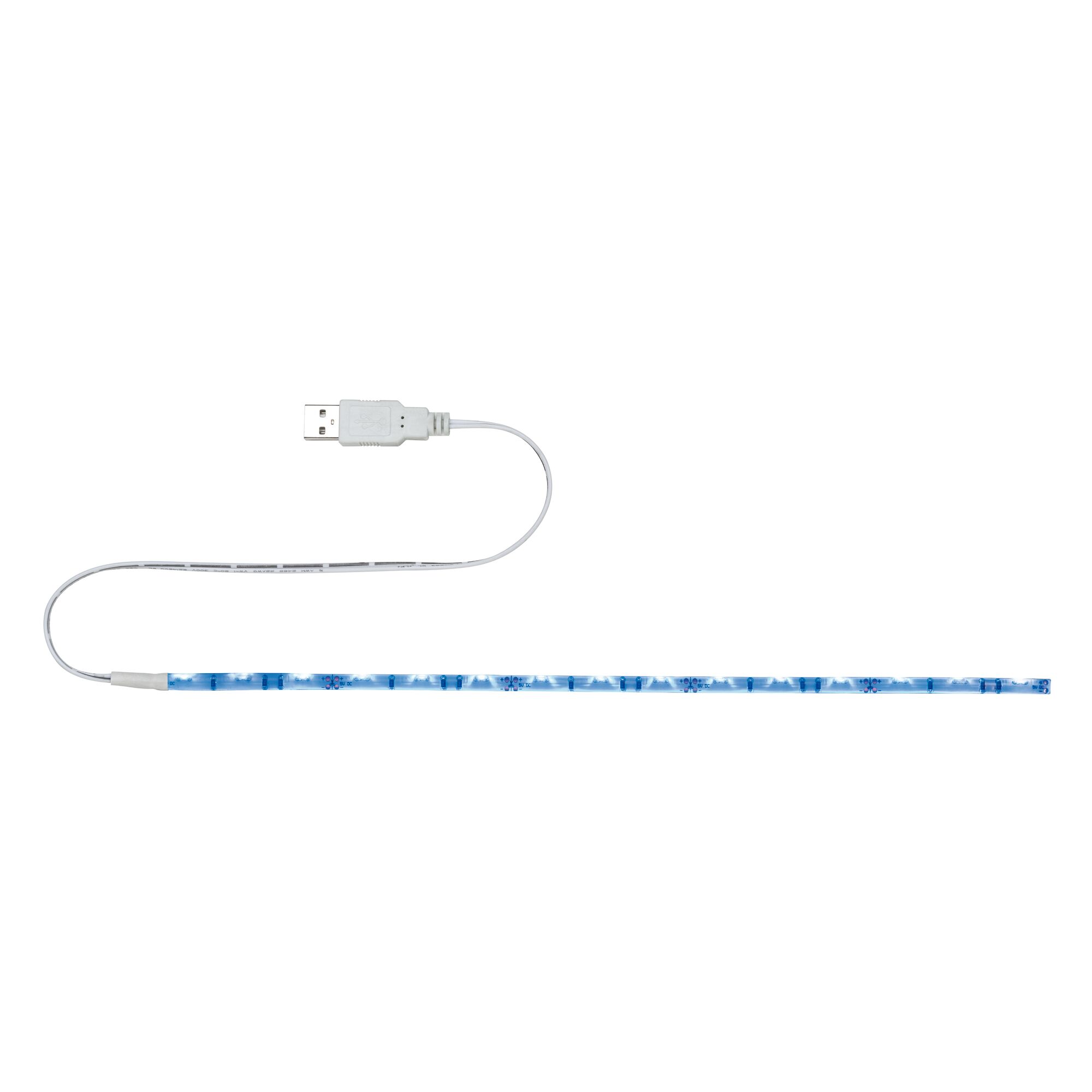 Blauer LED-Streifen mit USB-Anschluss