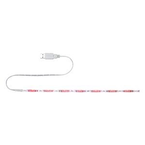 LED-Streifen mit USB-Anschluss 30 cm 1,5 W rot/weiß