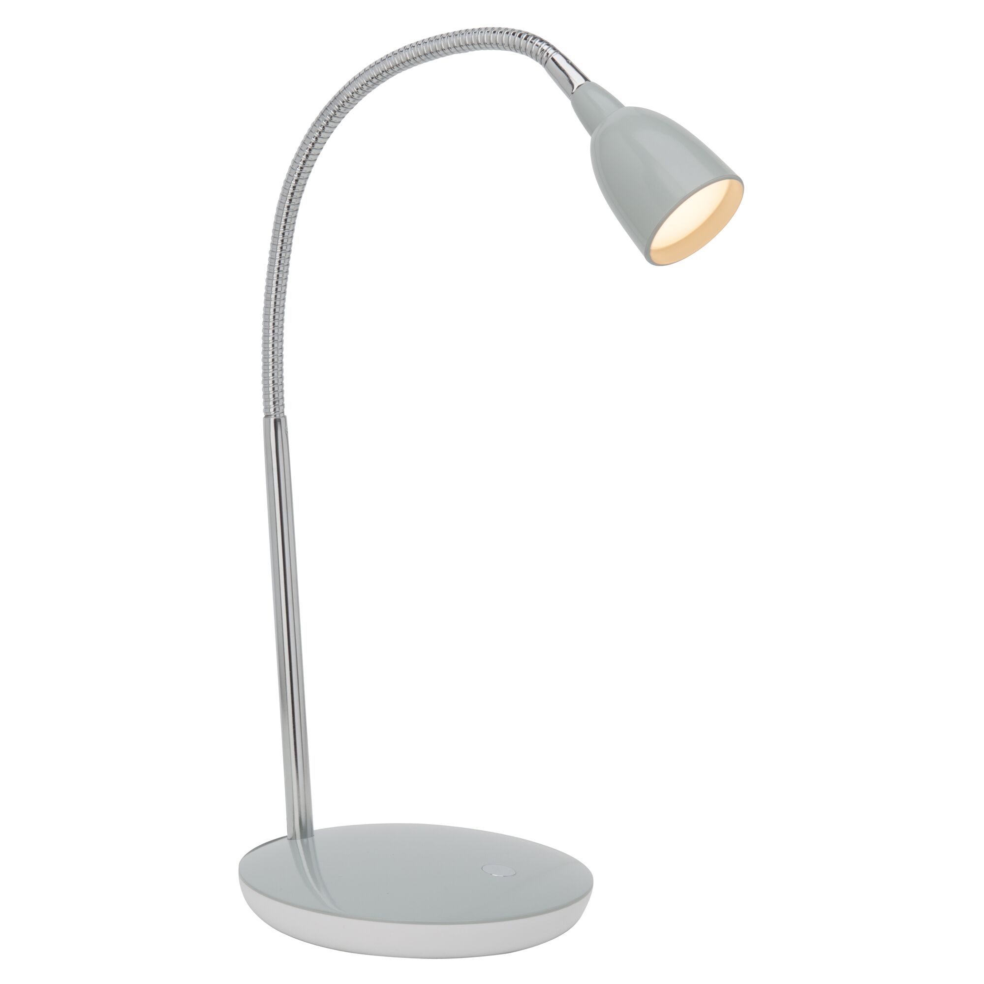 Graue LED-Tischleuchte Anthony
