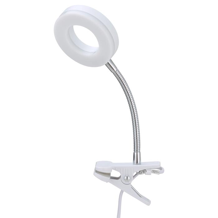 briloner led klemmleuchte circo weiss
