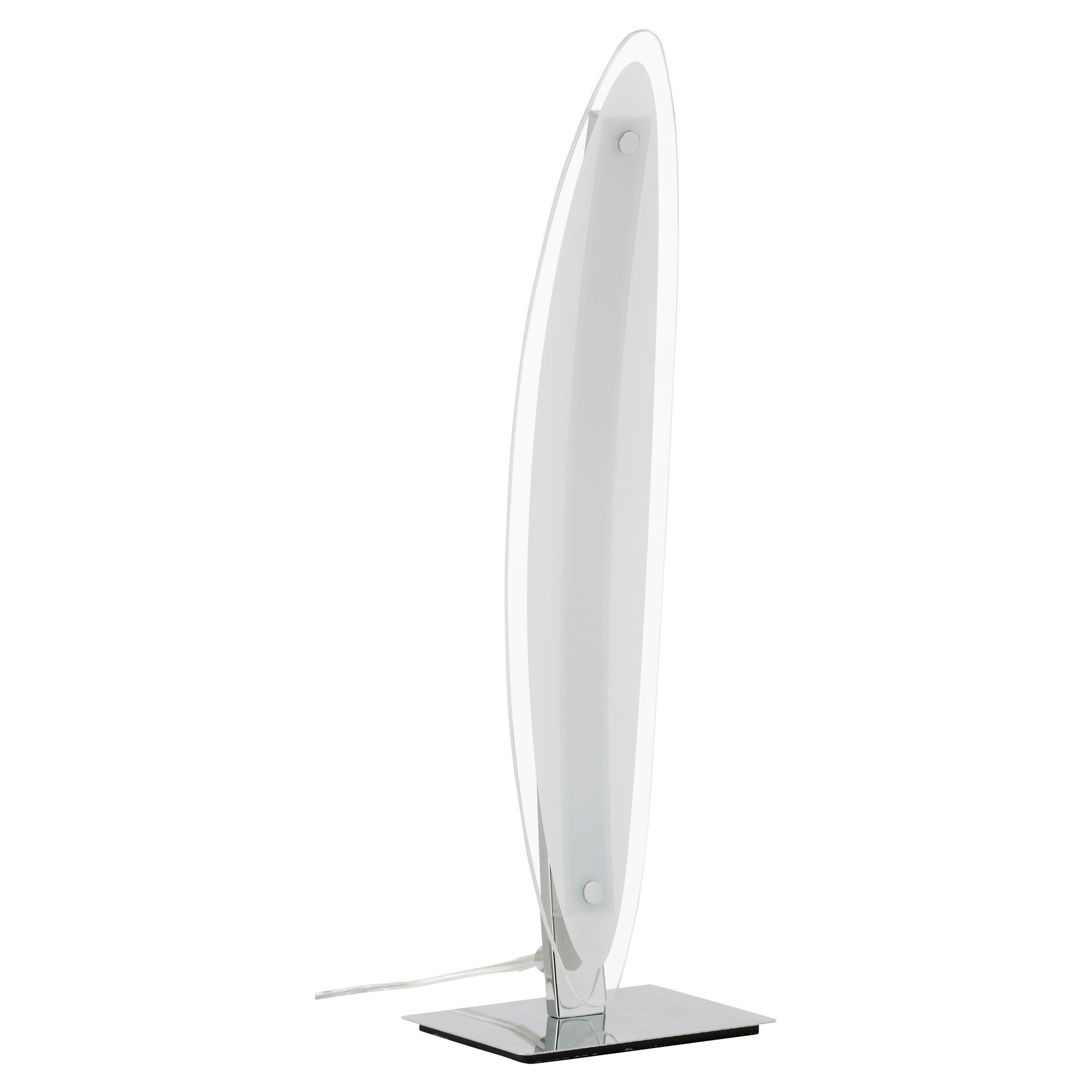 LED-Tischleuchte 'Arc' weiß/chromfarben + product picture