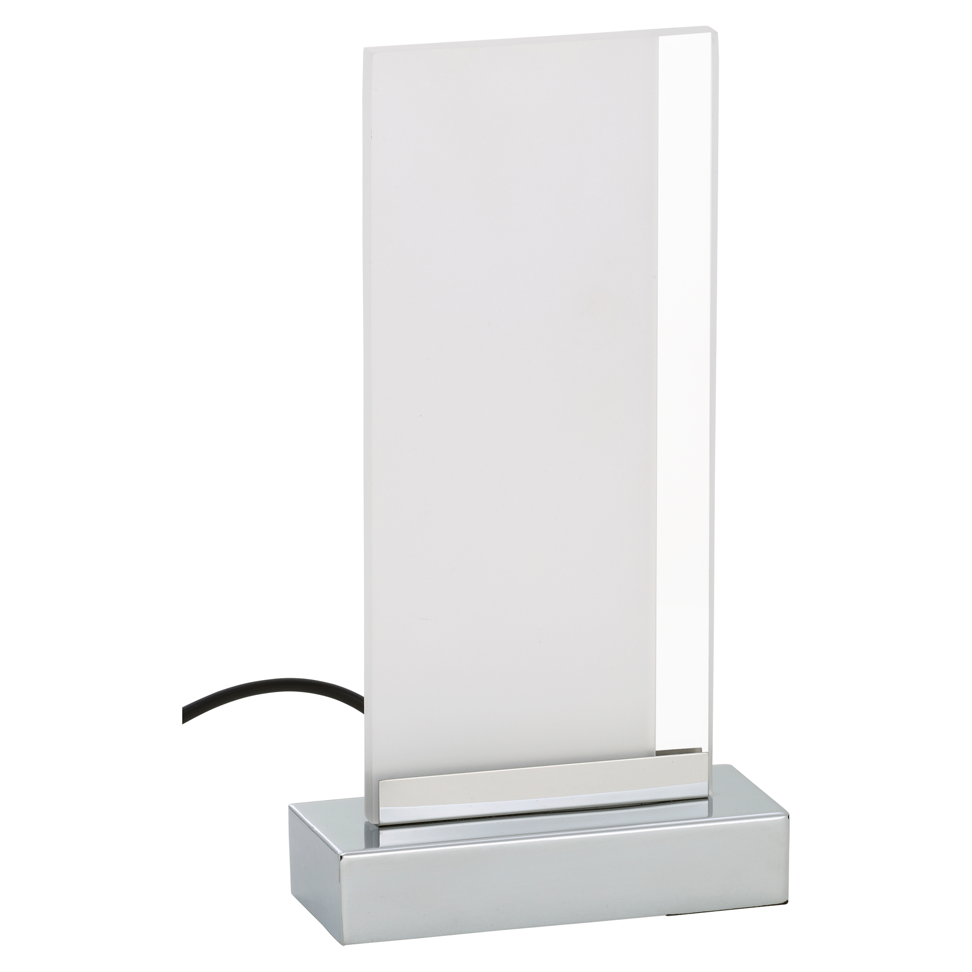 LED-Tischleuchte 'Tower' weiß/chromfarben + product picture