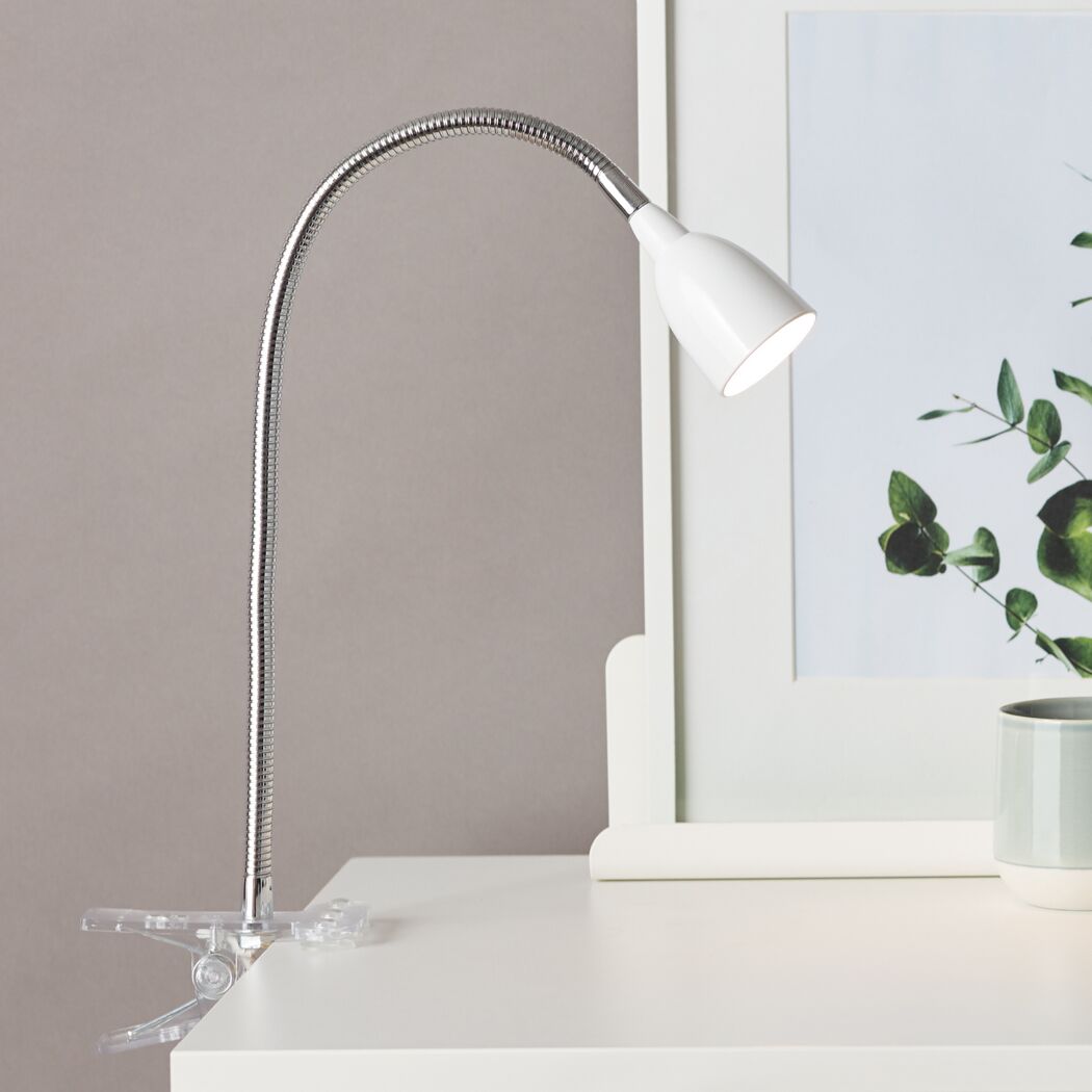 LED-Klemmlampe 'Anthony' 2,4 W 250 lm warmweiß 38 x 38 x 28 cm
