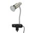LED-Klemmleuchte nickelfarben matt 3 W