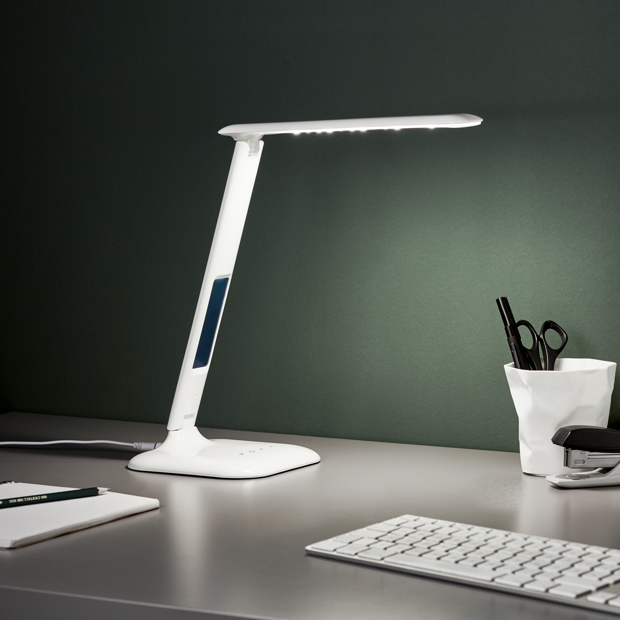LED-Tischleuchte 'Glenn' weiß