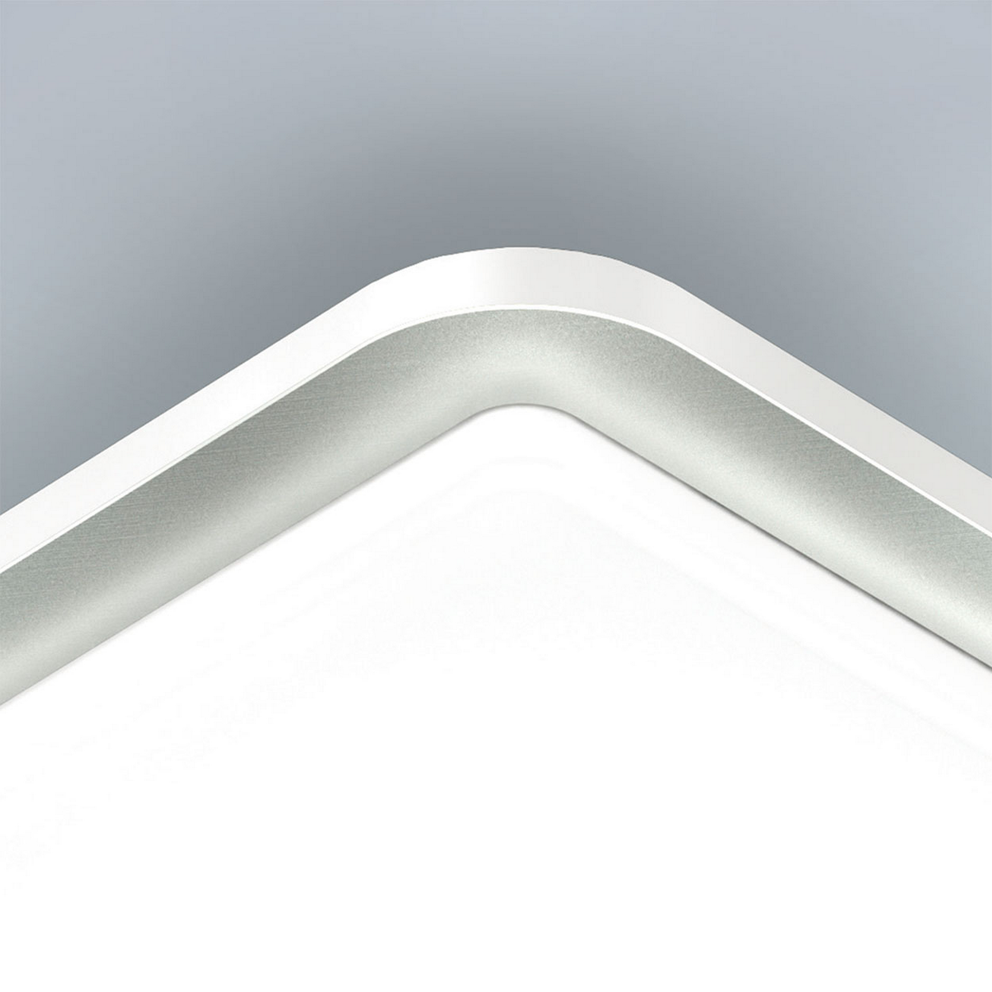 LED-Deckenleuchte 'RS LED D2 Z-Wave' mit Bewegungsmelder edelstahl/weiß 30 x 30 cm 11 W + product picture