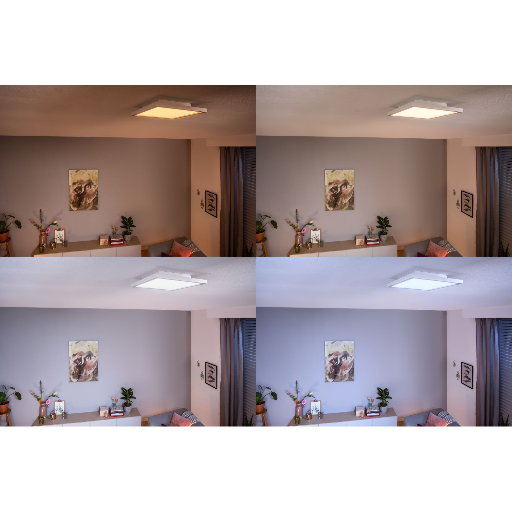 LED-Panelleuchte "Hue" Aurelle vierecking White Ambiance weiß 2200 lm + product picture