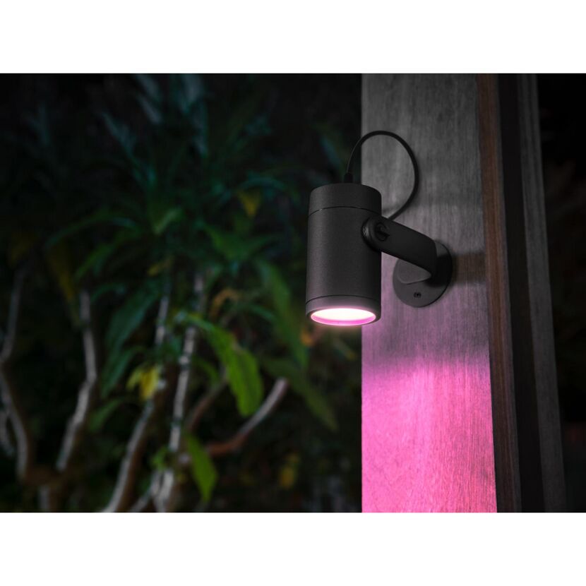 LED-Spot Basis-Set "Hue" Lily 1-flammig WACA schwarz  640 lm