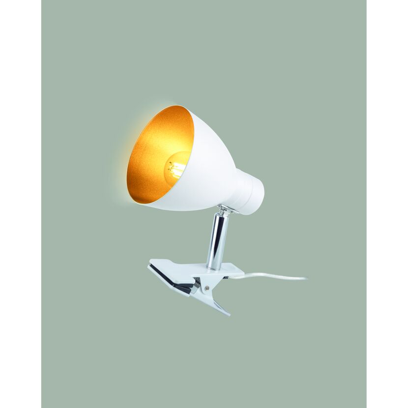 Stiltalent by toom® Tischleuchte 'Whitely' weiß Ø 10,4 cm