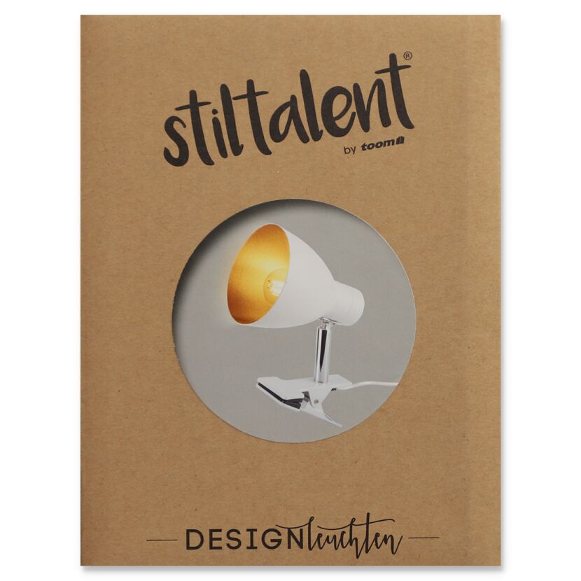 Stiltalent by toom® Tischleuchte 'Whitely' weiß Ø 10,4 cm