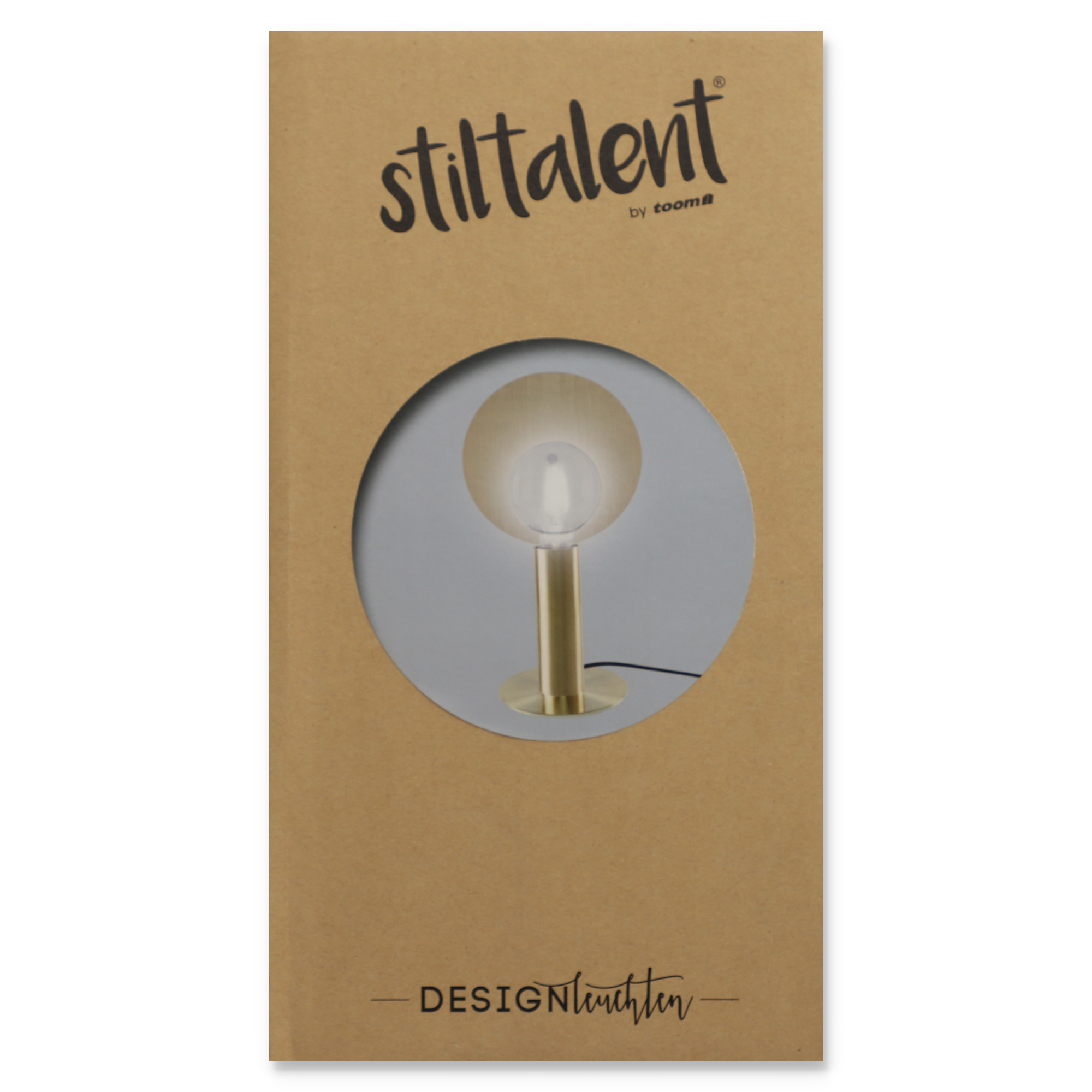Stiltalent by toom® Tischleuchte 'Golden Reflector' gold Ø 17 cm + product picture